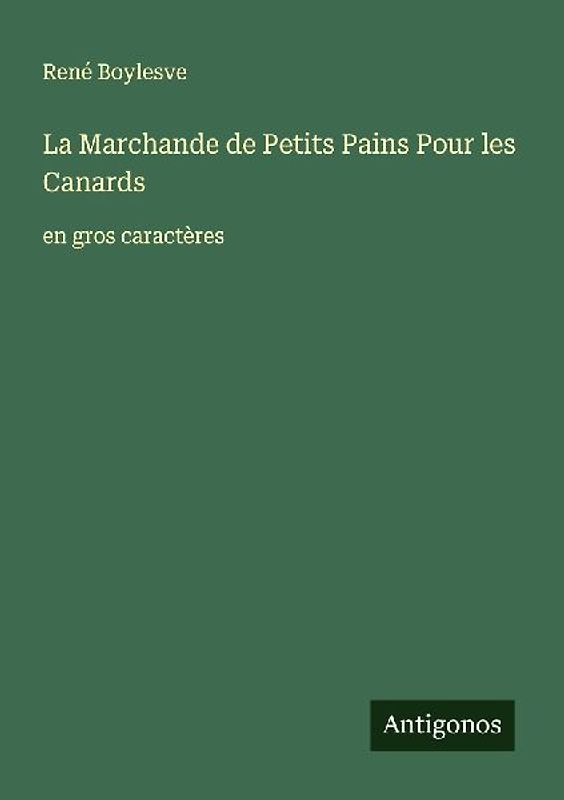 La Marchande de Petits Pains Pour les Canards