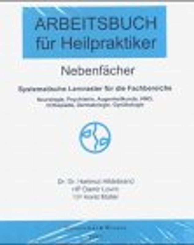 Arbeitsbuch für Heilpraktiker, Nebenfächer