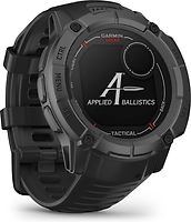 Garmin Instinct 2X Solar Tactical Édition 50 mm noir et bracelet en silicone noir
