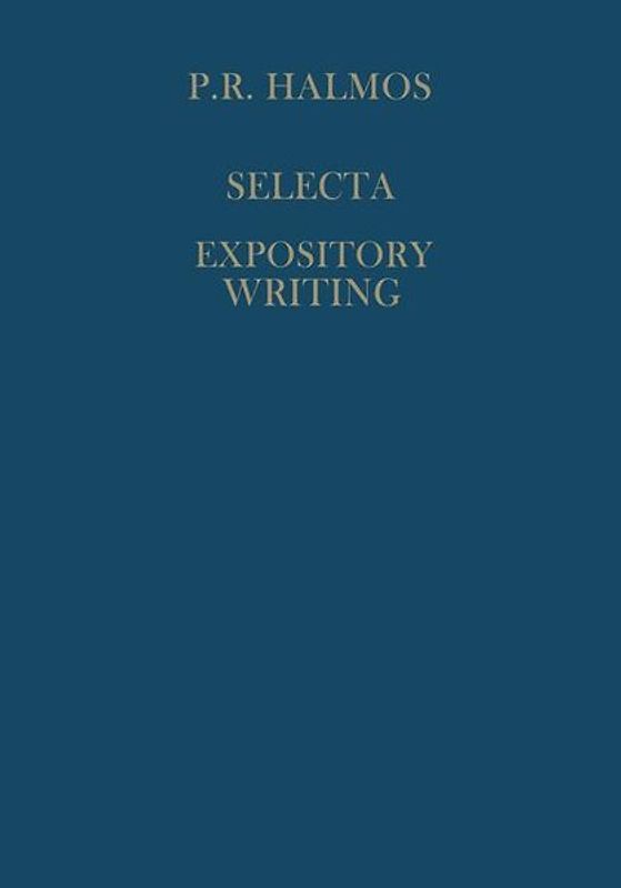 Selecta II - Expository Writings