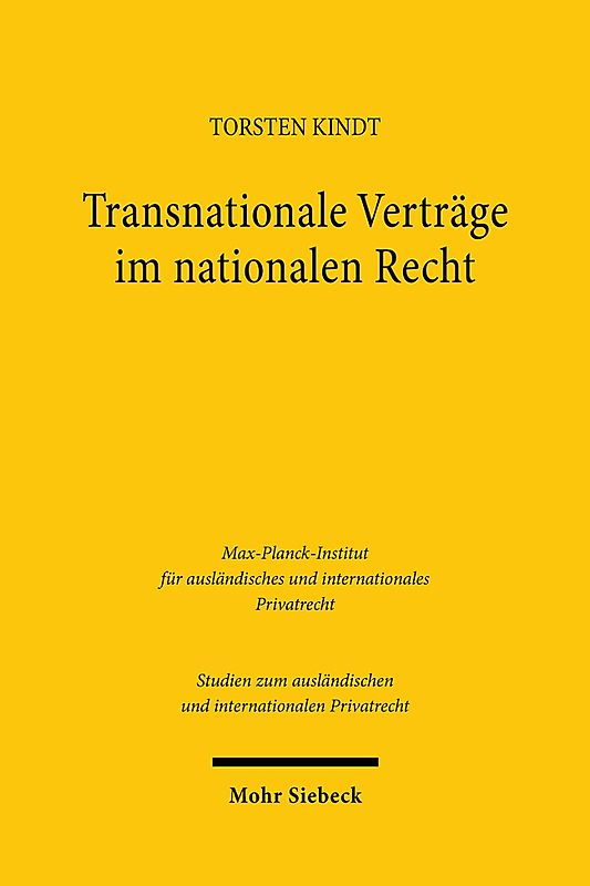 Transnationale Verträge im nationalen Recht
