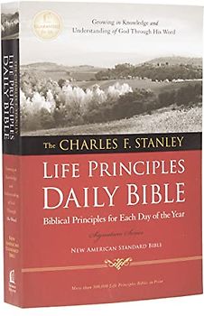 Charles F. Stanley Life Principles Daily Bible-NASB