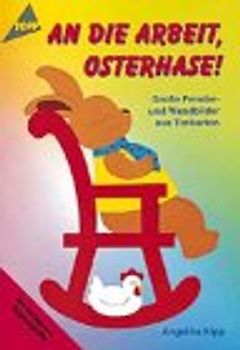 An die Arbeit, Osterhase!. Grosse Fenster- und Wandbilder