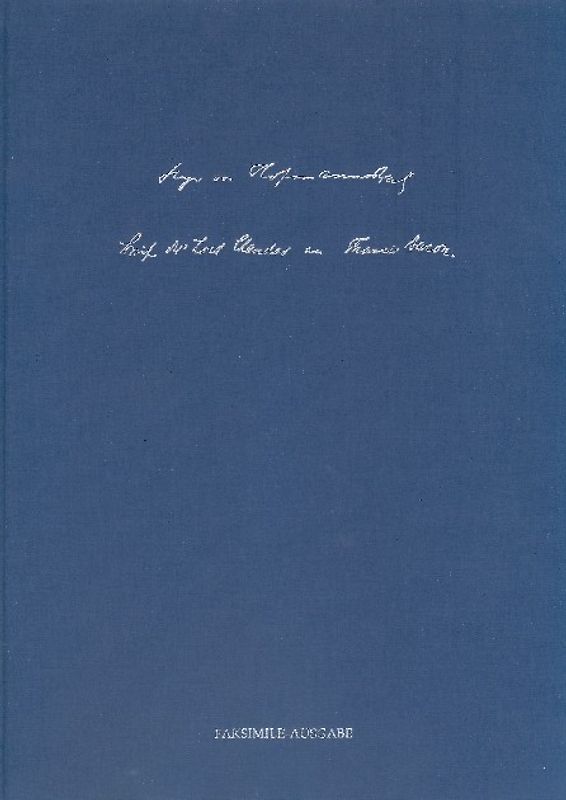 Brief des Lord Chandos an Francis Bacon