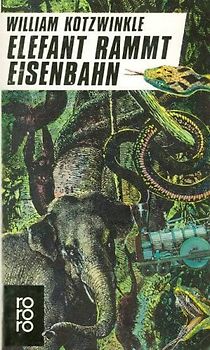 Elefant rammt Eisenbahn