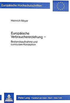 Europäische Verbrauchererziehung