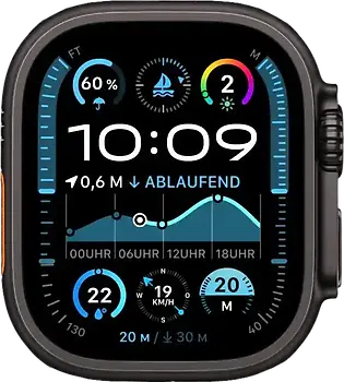 Apple Watch Ultra 2 49 mm Boîtier titane noir [Wi-Fi + Cellulaire]