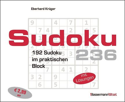 Sudokublock 236 (5 Exemplare à 2,99 €)