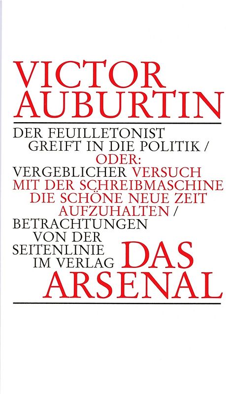 Der Feuilletonist greift in die Politik