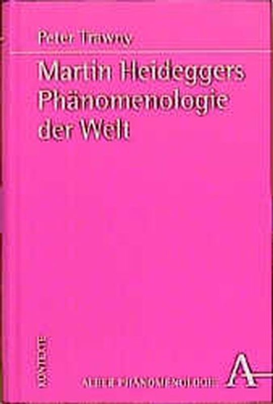 Martin Heideggers Phänomenologie der Welt