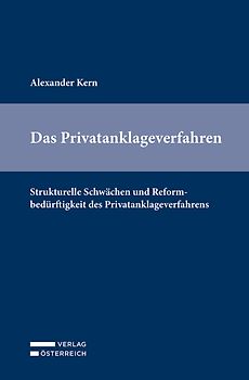 Das Privatanklageverfahren