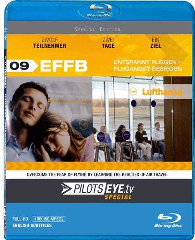 PilotsEYE.tv: Special 09: EFFB - Entspannt Fliegen - Flugangst besiegen Blu-ray Disc