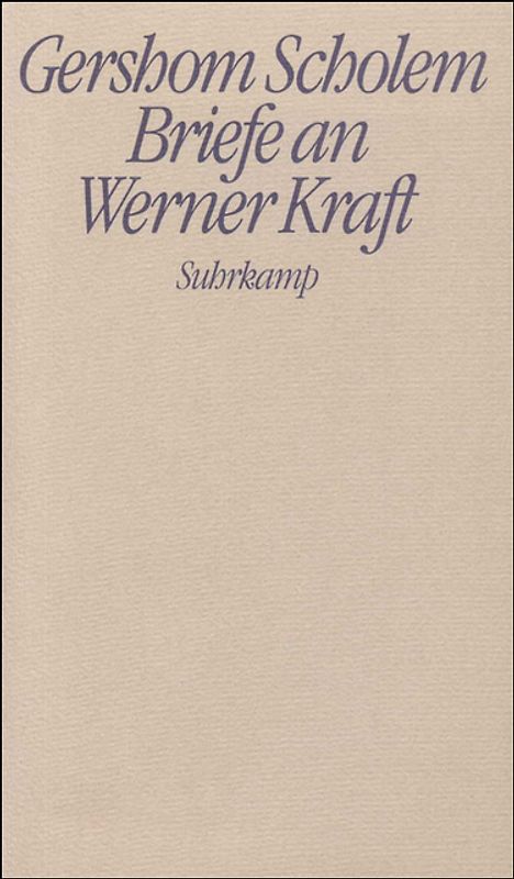 Briefe an Werner Kraft