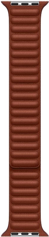 Apple Watch 44/45/46/49 mm Bracelet en cuir M/L marron