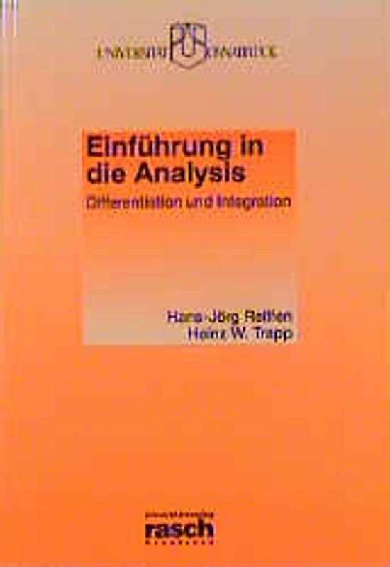 Einführung in die Analysis