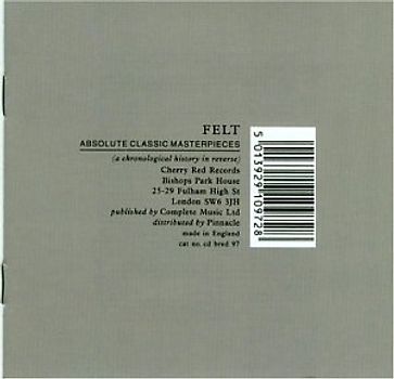 Felt - Absolute Classic Masterpieces