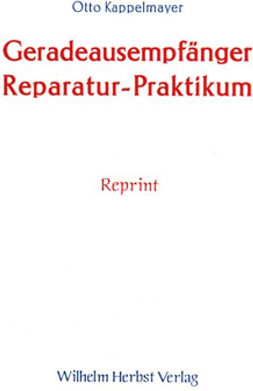 Geradeausempfänger Reparatur-Praktikum