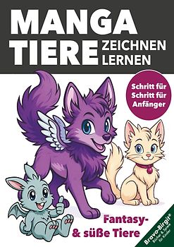 Manga-Tiere zeichnen lernen für Kinder ab 8 Jahren