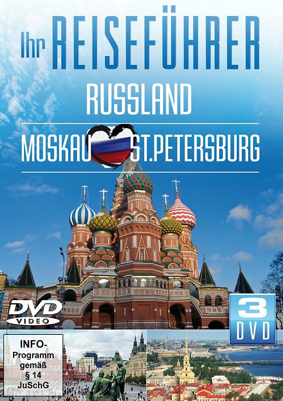 Ihr Reiseführer - Russland - Moskau - St. Petersburg [3DVDs] DVD