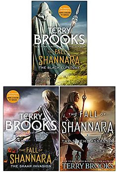 Terry Brooks Fall of Shannara Series 3 Books Collection Set (The Black Elfstone, The Skaar Invasion, The Stiehl Assassin)
