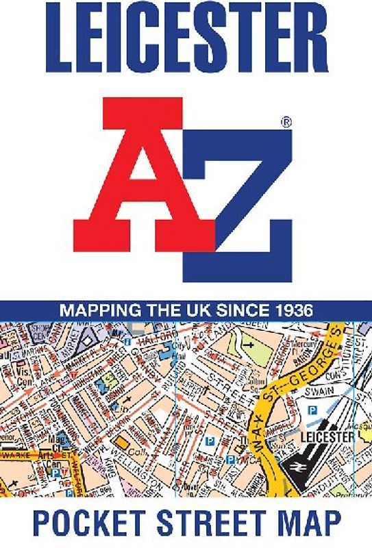 Leicester Pocket Street Map