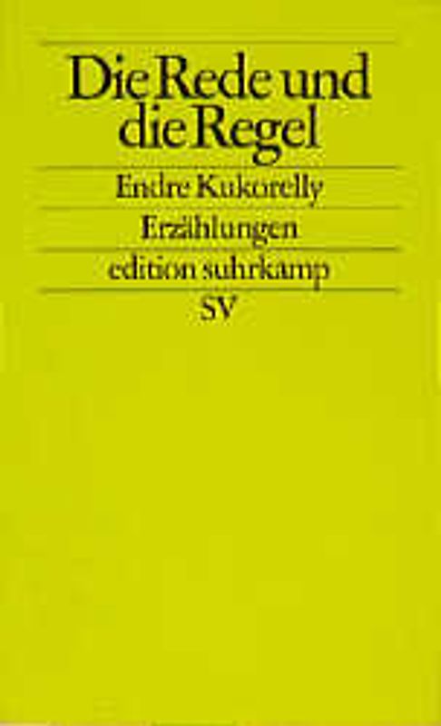 Die Rede und die Regel