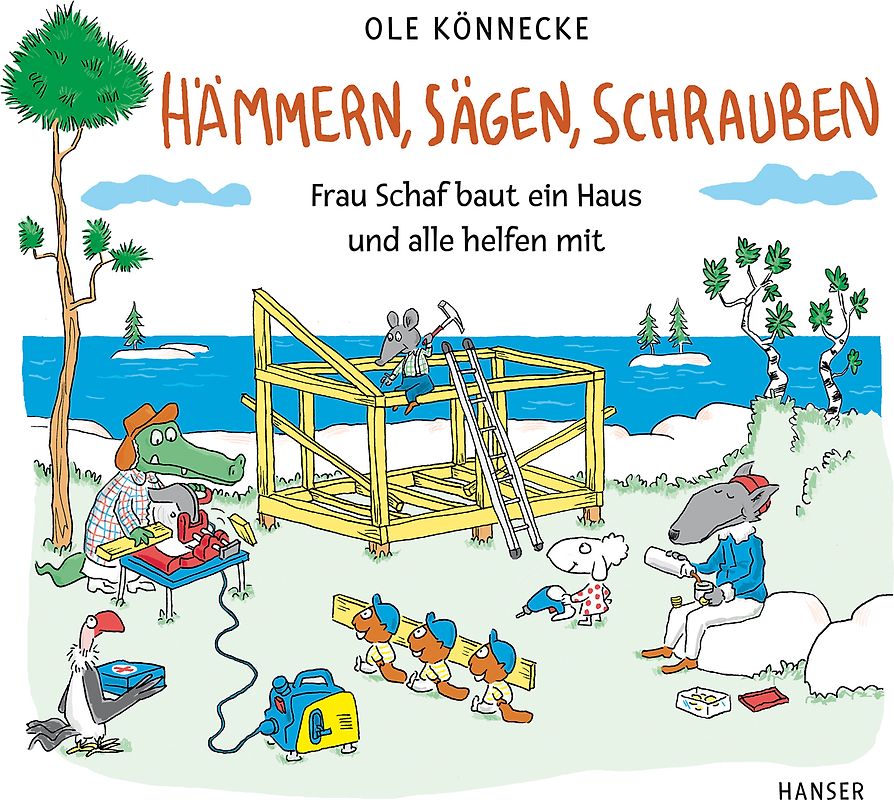 Hämmern, sägen, schrauben