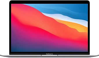 Apple MacBook Air 13.3" (True Tone Retina Display) M1 (7-Core GPU) 8 GB RAM 256 GB PCIe SSD [Late 2020, englisches Tastaturlayout, QWERTY] silber