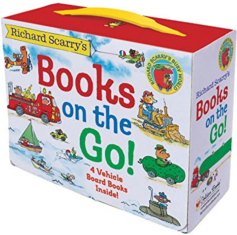 Richard Scarry's Books on the Go: 4 Board Books