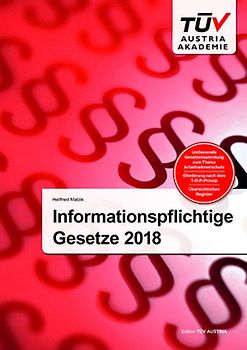 Informationspflichtige Gesetze 2018