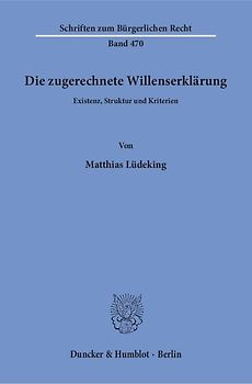 Die zugerechnete Willenserklärung.