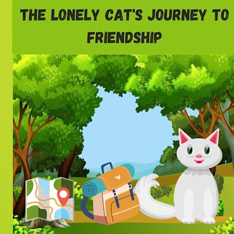 The Lonely Cat's Journey to Friendship: cat Journey for friend, kids story book, Bed time story for kids, Early readers book, Beginner reading book, 5-7 years kids reading book
