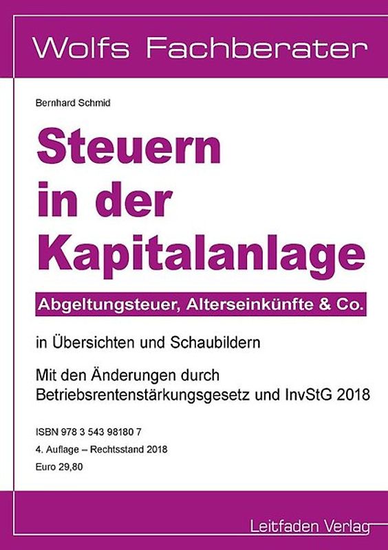 Steuern in der Kapitalanlage