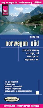 Reise Know-How Landkarte Norwegen Süd (1:500.000)