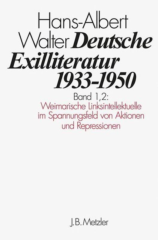 Deutsche Exilliteratur 1933–1950