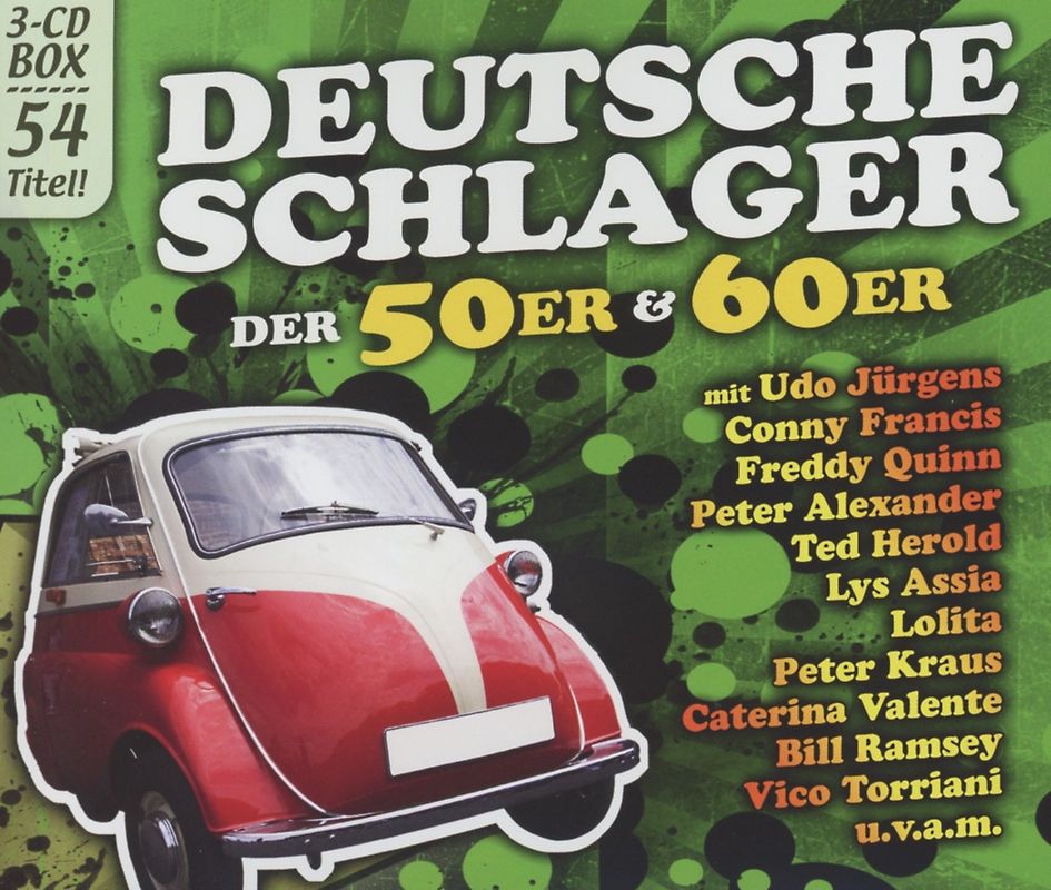 Deutsche Schlager 50er & 60er (3er-Box)