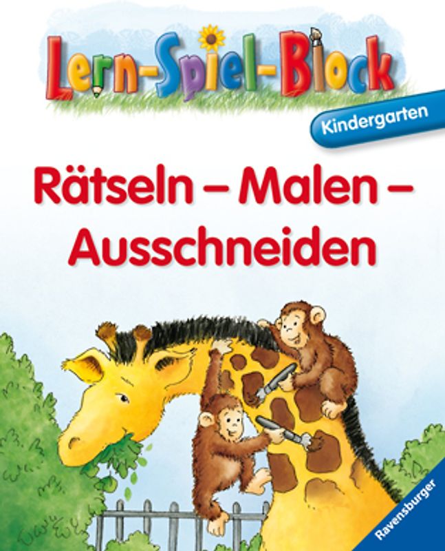 Rätseln - Malen - Ausschneiden (Kindergarten)