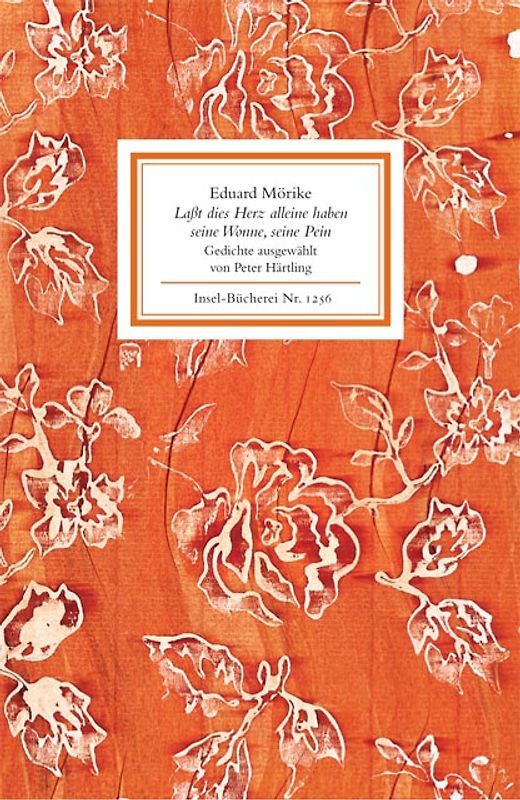 »Laßt dies Herz alleine haben seine Wonne, seine Pein«