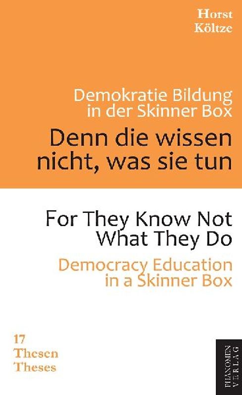 Denn die wissen nicht was sie tun