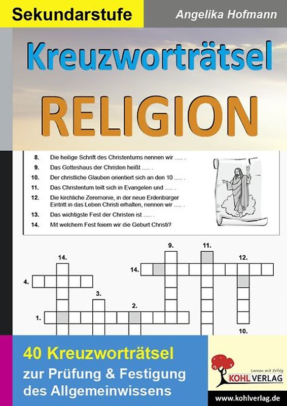 Kreuzworträtsel Religion