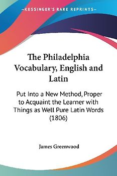 The Philadelphia Vocabulary, English and Latin
