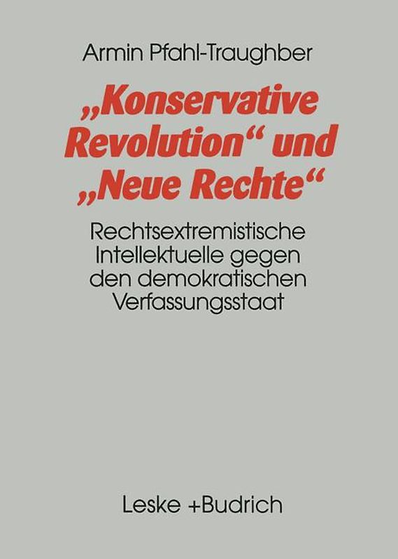 Konservative Revolution und Neue Rechte