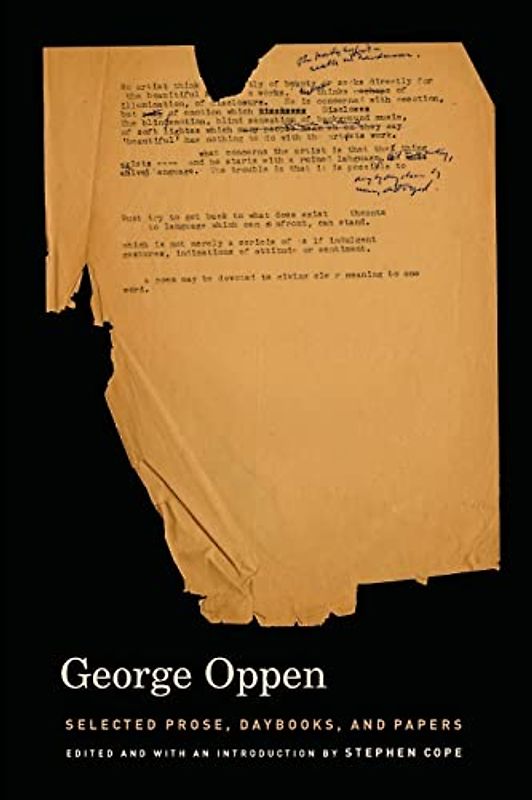 Selected Prose, Daybooks, and Papers