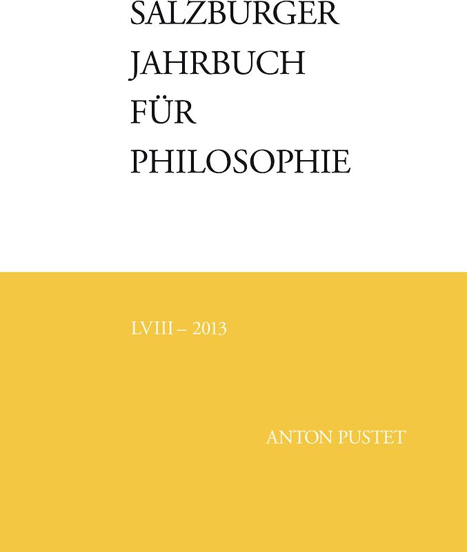 Salzburger Jahrbuch für Philosophie