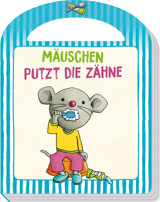 Mäuschen putzt die Zähne