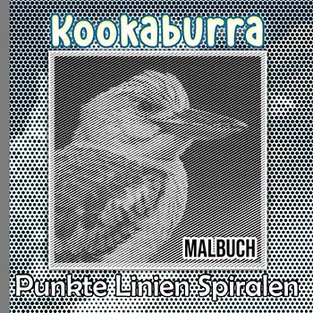 Kookaburra Punkte Linien Spiralen Malbuch: Farbbuch Eisvögel zum Zeichnen einfacher Linien | 30 Abbildungen Seiten für Liebhaber jeden Alters | Zur ... | Jeder Anlass | Stressabbau