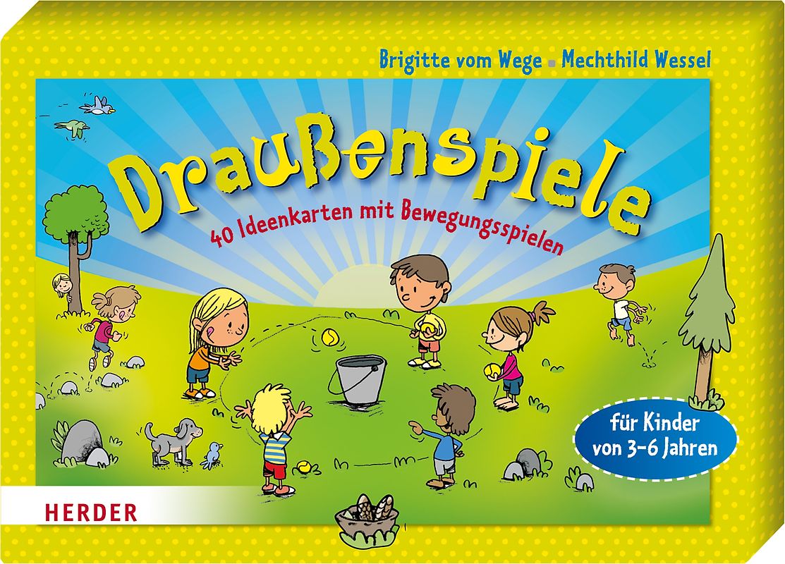 Draußenspiele. 40 Ideenkarten mit Bewegungsspielen für Kinder von 3-6 Jahren