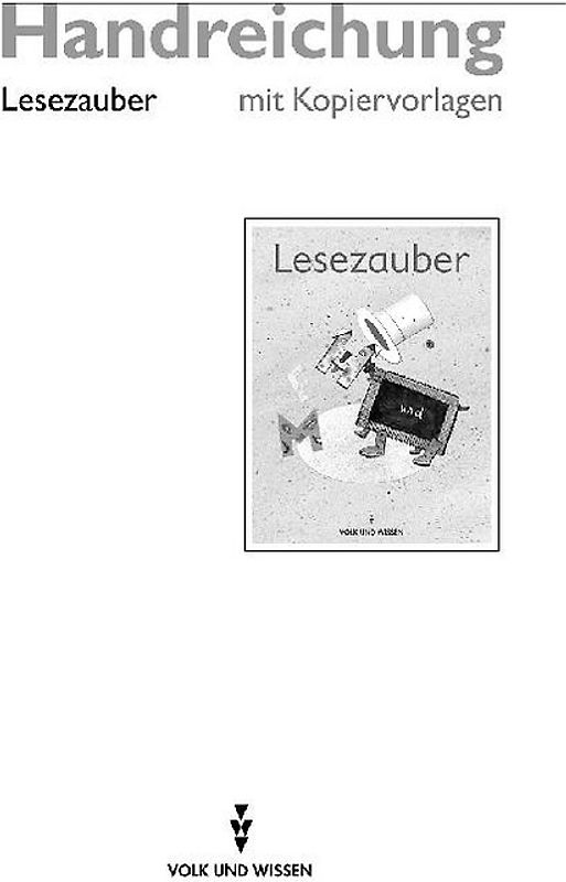 Handreichung "Lesezauber", Neubearbeitung