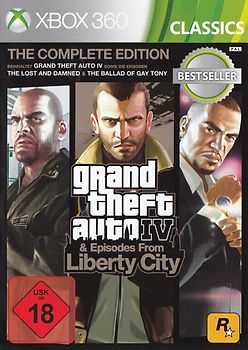 Grand Theft Auto IV & Episodes from Liberty City [The Complete Edition, Classics] Xbox 360