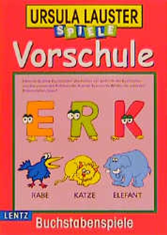 Vorschule Buchstabenspiele